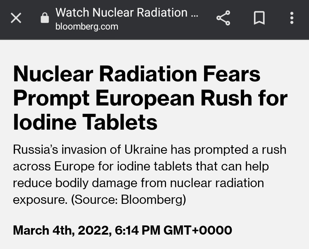Watch Nuclear Radiation Fears Prompt European Rush For Iodine Tablets